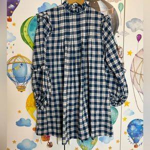 Urban outfitters plaid mini dress xs